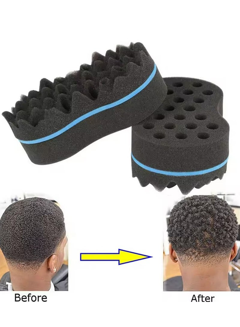 Shein Curly Hair Styling Sponge – Double-Sided Twist & Curl Sponge - Image 4