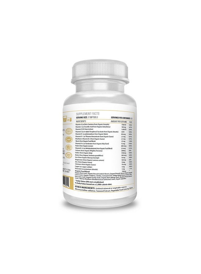 ACTIF Multivitamin for Women Age 30+ with 30 Organic Vitamins and Organic Herbs, Non-GMO, Made in USA, 2-Month Supply - Image 3