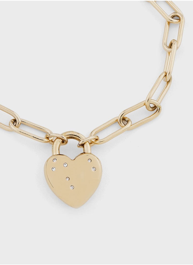 LACOSTE - Sterling Heart Bracelet - Image 1