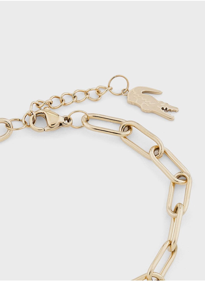 LACOSTE - Sterling Heart Bracelet - Image 1