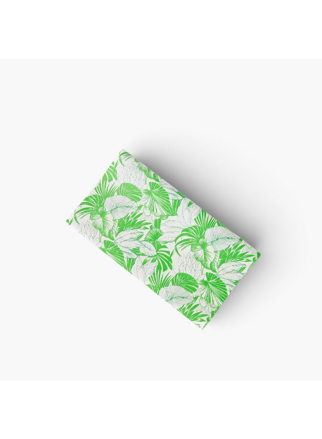Findz Leaf Print Paper Gift Wrap - 70x200 cms - Image 2