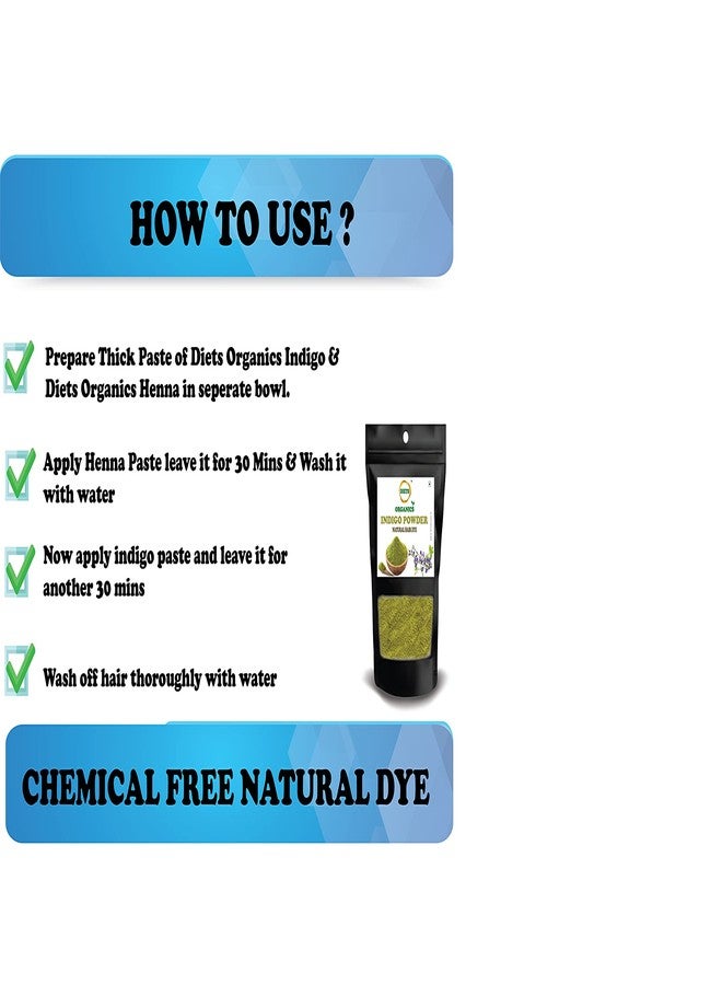 DIETS ORGANICS Amla, Bhringraj, Hibiscus,Neem and Shikakai Powder for Hair Care and Hair Growth-250g - Image 5