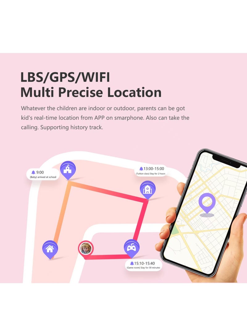 SKT Shiketro LT21 Premium 4G Children's Smartwatch with GPS, Wi-Fi, Video Calls, SOS, IP67 Waterproof, Camera, Monitoring, Tracker, and Location Phone (Black) - Image 5