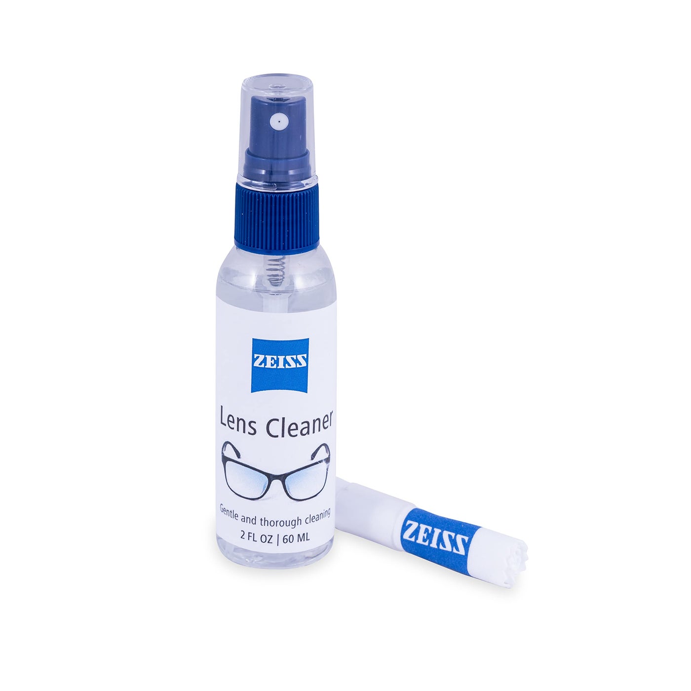 ZEISS 2oz Spray and Microfiber Lens Cleaner Care Kit for Coated Lenses, Binoculars, Scopes, Cameras, and Glasses, 1-Pack