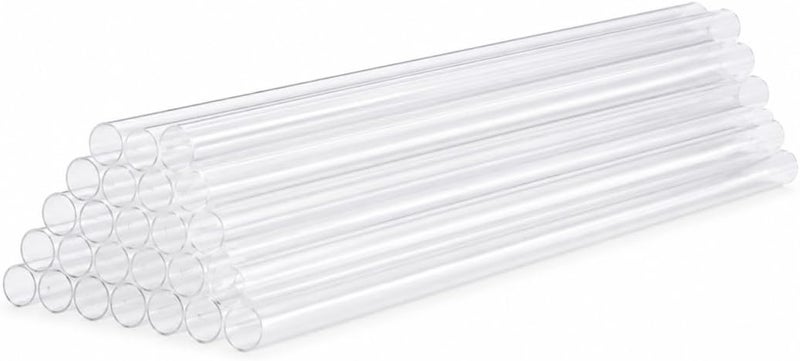 LAVISH Jumbo Smoothie Straws 25-Pack | 12mm Wide, 21cm Long | Clear Boba Straws | Individually Wrapped, BPA-Free, Food-Grade | For Milkshakes, Smoothies, Juice, Bubble Tea & Parties - Image 1