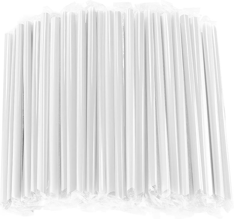 LAVISH Jumbo Smoothie Straws 25-Pack | 12mm Wide, 21cm Long | Clear Boba Straws | Individually Wrapped, BPA-Free, Food-Grade | For Milkshakes, Smoothies, Juice, Bubble Tea & Parties - Image 2