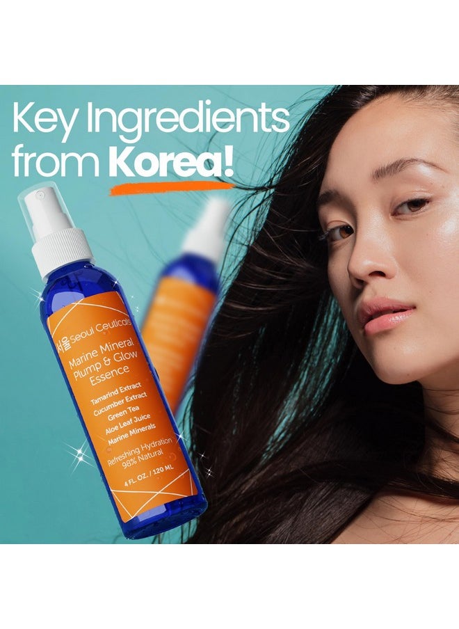 seoulceuticals - SeoulCeuticals Korean Skin Care Essence Toner - K Beauty Skincare Spray Mist For Face Contains Cucumber Extract and Marine Minerals + Organic Aloe - Get That Healthy Youthful Glow - Image 1