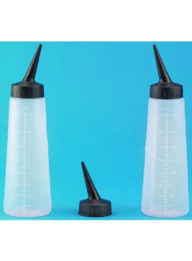 Tolco Slant Tip Applicator Bottle 8 Oz Hair Color Hair Applicator Hair Chemicals Hair Dye Apply Application Fast Helps With Applying Hair Color Easy To Use Salon Stylist Plastic - Image 3