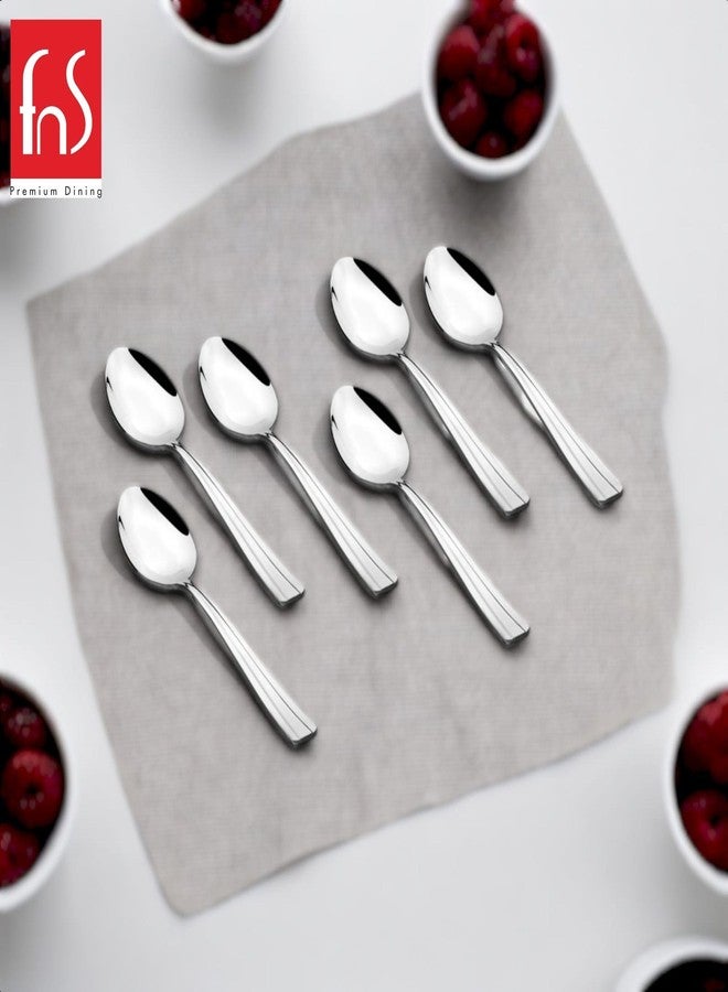 FnS Premium Stainless Steel Venice Dinner Spoon (Set of 6 Dinner Spoon) for Home Dining and Kitchen - Image 4