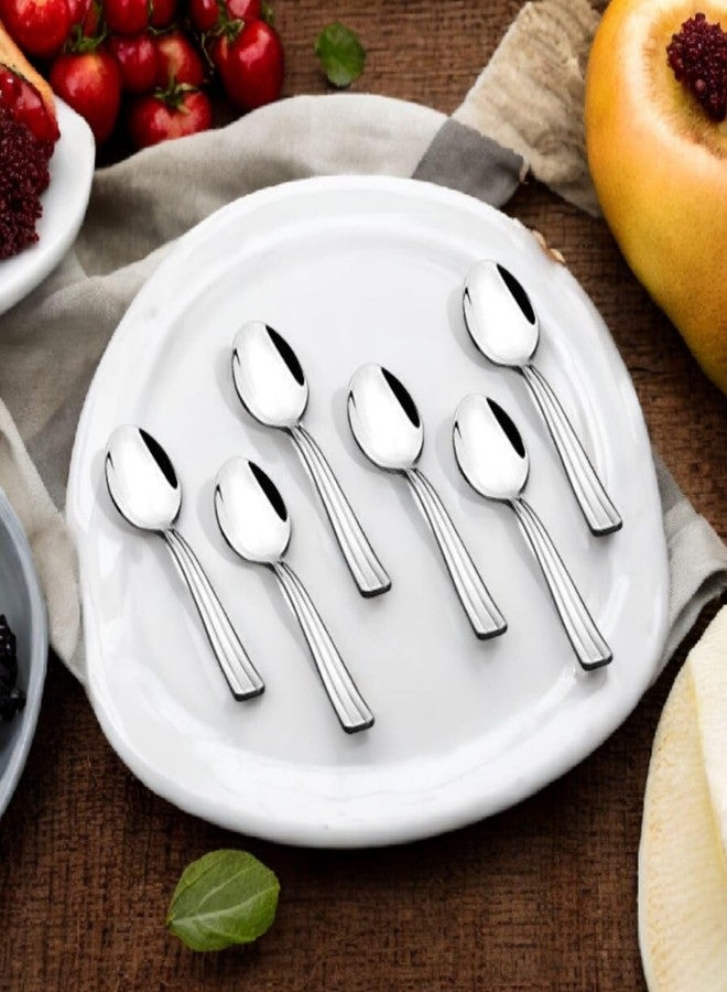 FnS Premium Stainless Steel Venice Dinner Spoon (Set of 6 Dinner Spoon) for Home Dining and Kitchen - Image 5