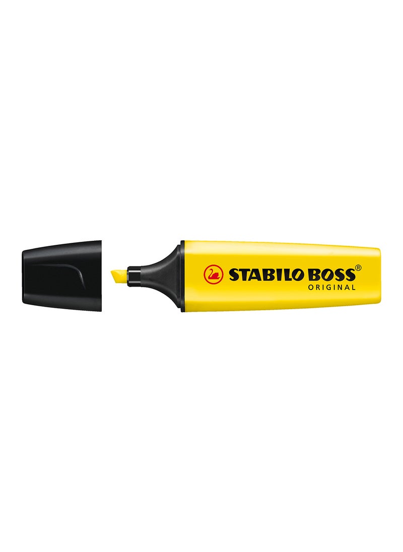 STABILO Boss Original Highlighter Yellow , for Journal Planner , Marking Dictionary, Note Taking , Drawing Illustrations , Pack of 10  - Image 3