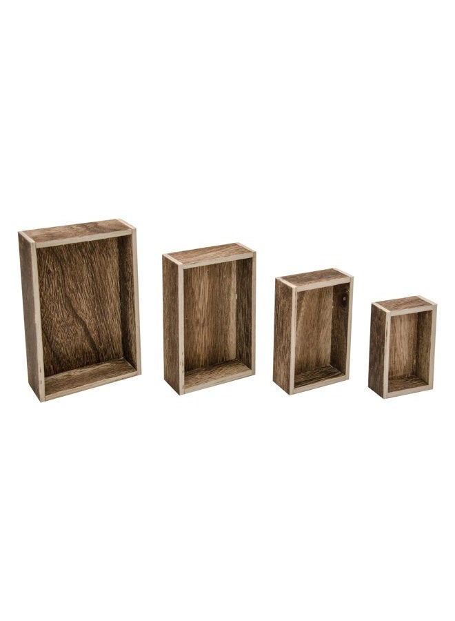 Advantus TH93279 Idea-Ology Wooden Vignette Boxes-Brown, Other, Multicoloured, 11.4x15.18x4.08 cm - Image 1