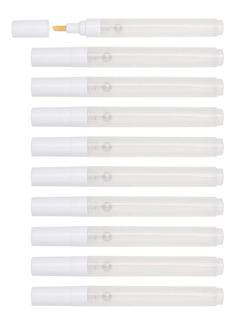 SNOOGG Set of 6 Empty Fillable Blank Paint Pen Markers Refillable AND BULLET NIB Graffiti Markers FOR ACRYLIC, OIL AND WATER BASE PAINT/INK - Image 3