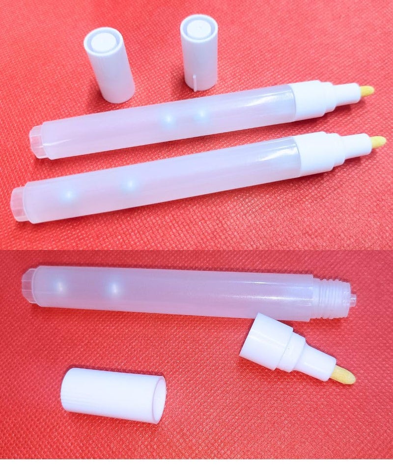 SNOOGG Set of 6 Empty Fillable Blank Paint Pen Markers Refillable AND BULLET NIB Graffiti Markers FOR ACRYLIC, OIL AND WATER BASE PAINT/INK - Image 5