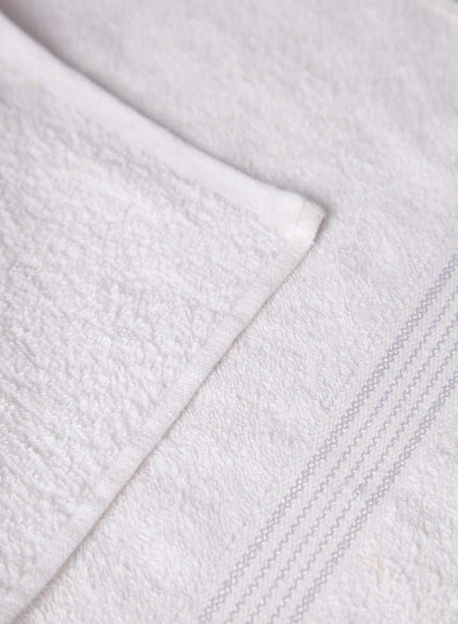 KOPA Quick Dry 100% Cotton Soft Terry Towel -8pc Face Towel (d'ross) | Quick Dry 100% Cotton | Super Absorbent, Lightweight, Odour Free - for Men, Women, Kids Solid-White - Image 5