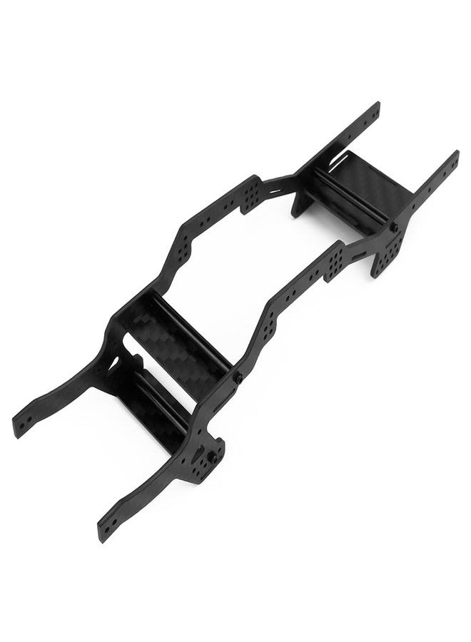 MOHERO LCG SCX24 Chassis Kit Carbon Fiber Frame Rails Set, 6° Angled Skid, for Axial 1/24 C10 JLU Bronco Deadbolt RC Crawler Car Upgrade Part - Image 5