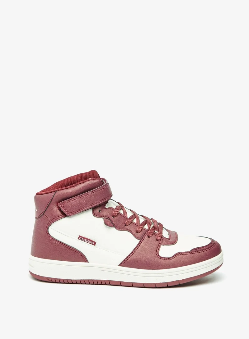 Kappa Women's Textured Sneakers with Lace-Up Closure Purple