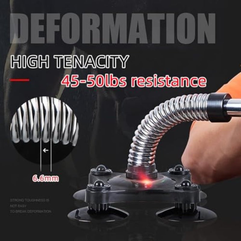 Arm Wrestling Training Equipment, steel construction, black, 4550lbs adjustable forearm trainer for home fitness, professional non-professional wrist strength development - Image 4