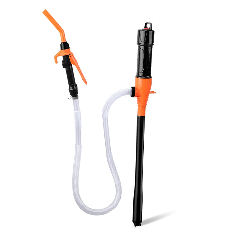Transfer Pump: Black PP Material Portable Battery Powered Pump - Precise Flow Control Efficient Filtration System for Home Backup Car Maintenance Outdoor Activities - Image 1