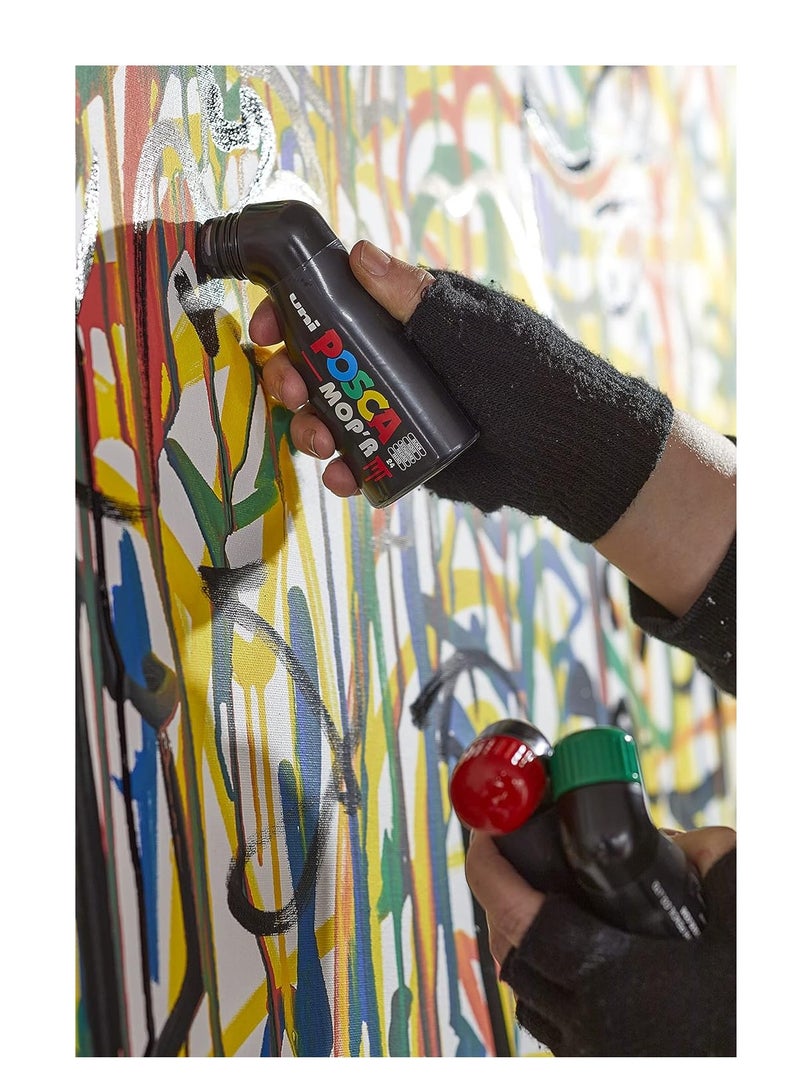 Posca MOP’R PCM-22 Multi Surface Permanent Paint Marker, XXL Round Tip 3-19 mm, Box of 4 Red - Image 3