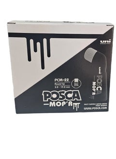 POSCA Posca MOP’R PCM-22 Multi Surface Permanent Paint Marker, XXL Round Tip 3-19 mm, Box of 4 Red  - Image 3