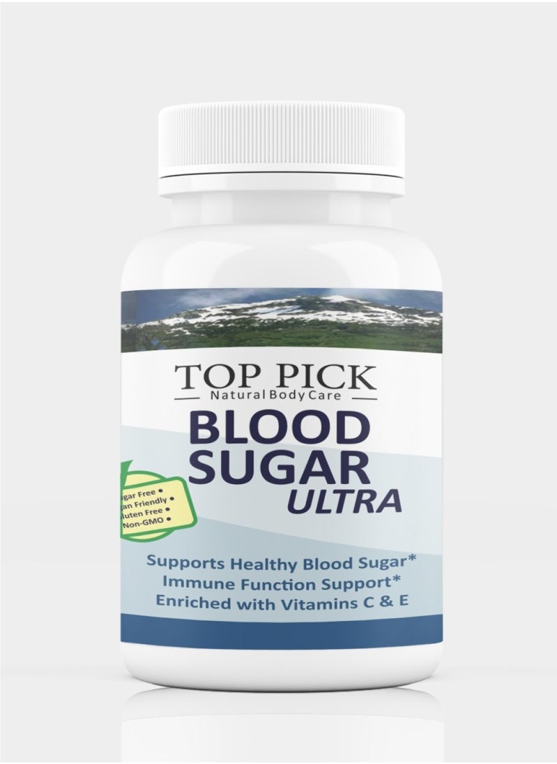Top Pick Grandview Blood Sugar Ultra with Vitamin C and E Diabetic Supplement 