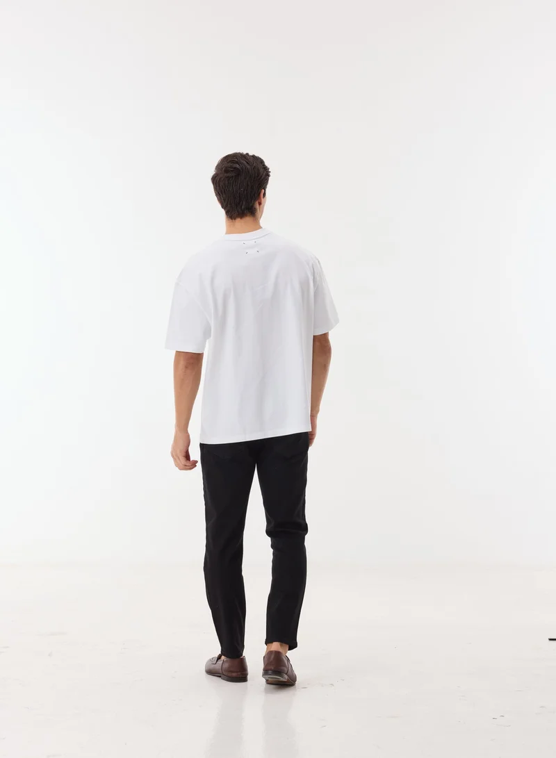 Ashita Fernandes  Darian Men’s Light Blue Cotton Blend T-Shirt – Relaxed Fit, Round Neck, Lightweight Casual Wear for Men | Best Price UAE