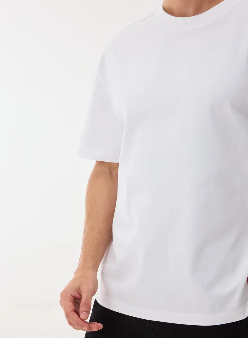 Ashita Fernandes  Darian Men’s Light Blue Cotton Blend T-Shirt – Relaxed Fit, Round Neck, Lightweight Casual Wear for Men | Best Price UAE