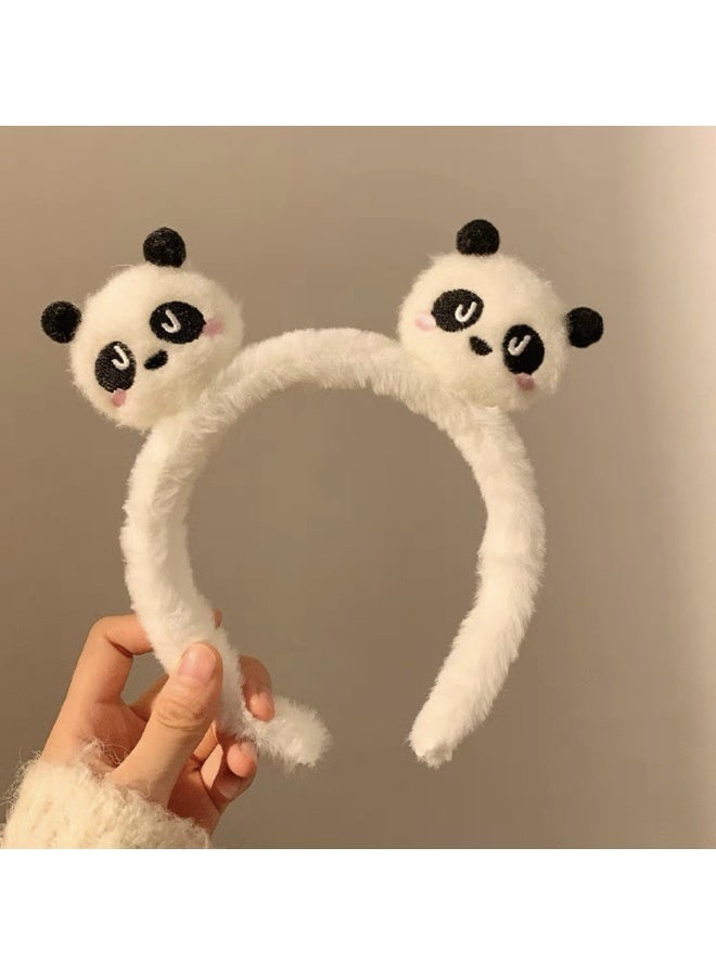 Women's Hairband, Cute Panda Face Washing Headband, Hair Accessory, Hair Tie