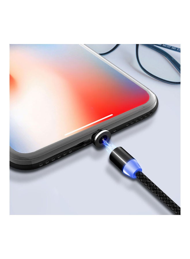 NIBEMINENT USB Magnetic Charging Cable Black - Image 4