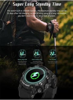 Generic Smart Watch for Men Outdoor HD 1.28" IP68 Waterproof Fitness Tracker Watch with Heart Rate Blood Pressure Monitor Sports Watch for Adult  - Image 4