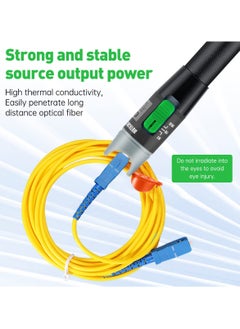 SANMUGEED Fiber Visual Fault Locator 30mW 30KM, VFL Fiber Optic Cable Tester Meter, Red Light Pen Tester Adapt LC/FC/SC/ST Interface, Fiber Network Cable Test Kit Fiber Light Source Testers  - Image 2