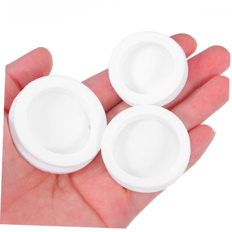 White Round Money Saving Box Seal 5 Pack Compatible with Coin Jars and Containers - Image 5