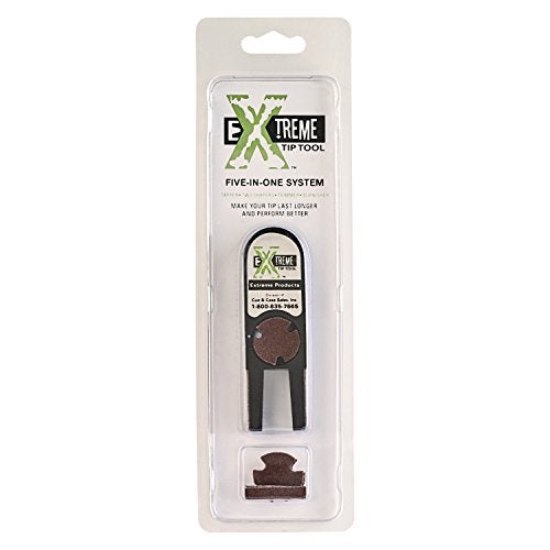 Extreme ETT 5-in-1 Aluminum Pool/Billiards Cue Stick Tip Tool, Black - Image 3