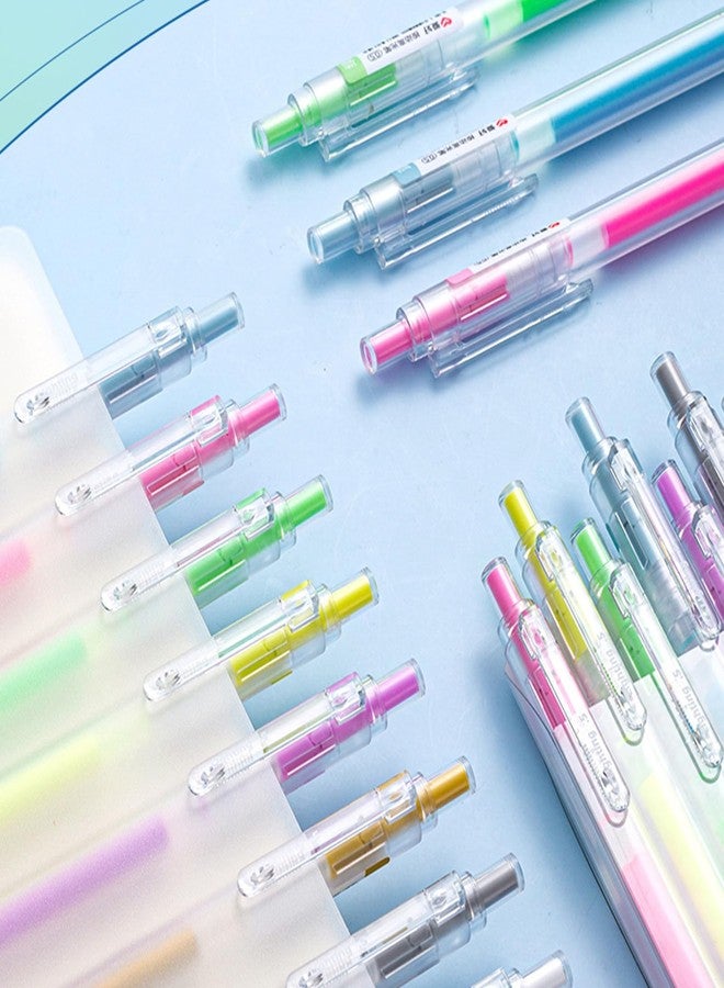 AIHAO Retractable Gel Pens, Drawing & Writing on Black Paper, Assorted Metallic, Neon, Milky & Vibrant Colors, 0.5mm Fine Point, Idea for School, Office, and Creative Projects - Image 4