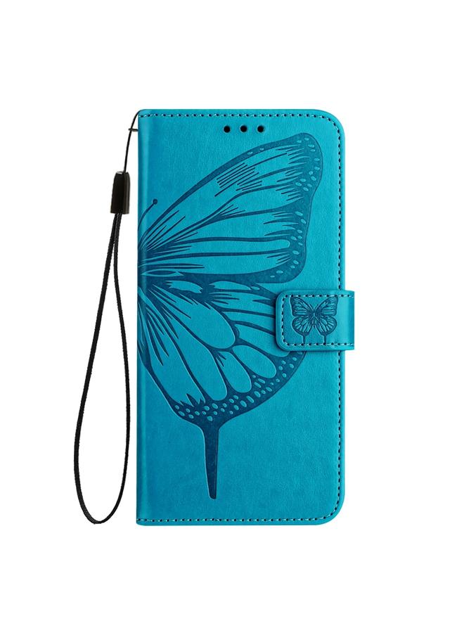 Green Tiger Case For Huawei P30 Lite / Nova 4e Embossed Butterfly Leather Phone Case - Image 2
