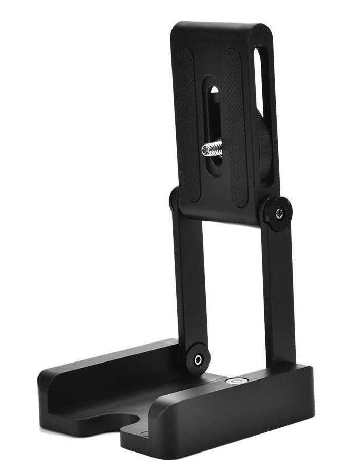 Z Flex Tilt Tripod Head, Aluminum Alloy Folding Z Shape Tilt Pan Head Quick Release Plate Bracket for Nikon for Canon DSLR Cameras, Tripod Quick Release Plate - Image 2