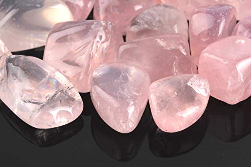 ZenQ 1 lb Rose Quartz Tumbled Stone Chips Crushed Natural Crystal Quartz Pieces - Image 3