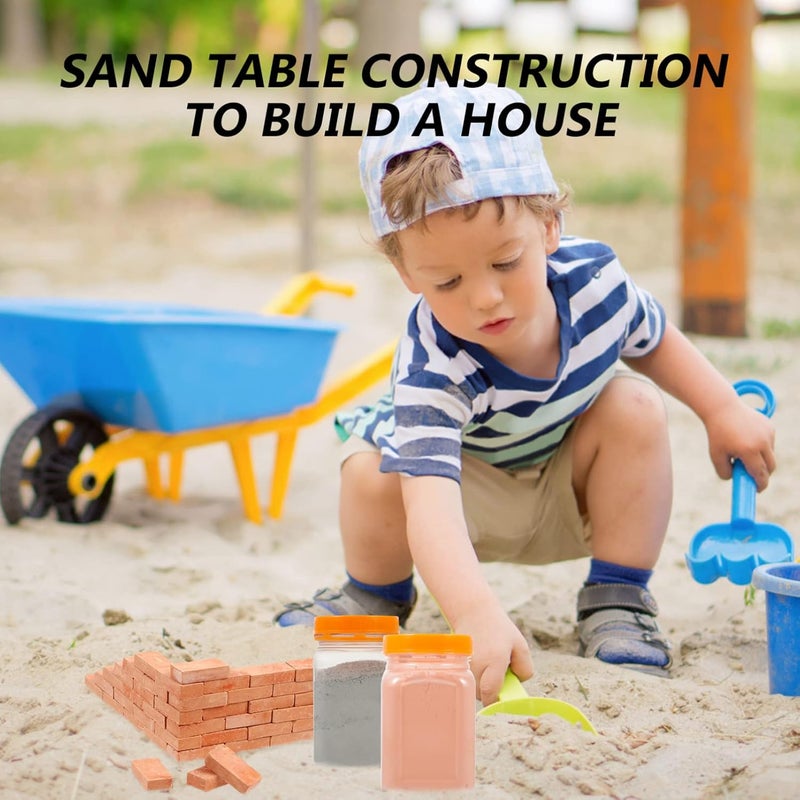 klarako Dollhouse Miniature Bricks Miniature Brick Making Tool Kit Mini Bricks Model Micro Landscape Figurine Accessories DIY Dollhouse Brick Decorations - Image 3