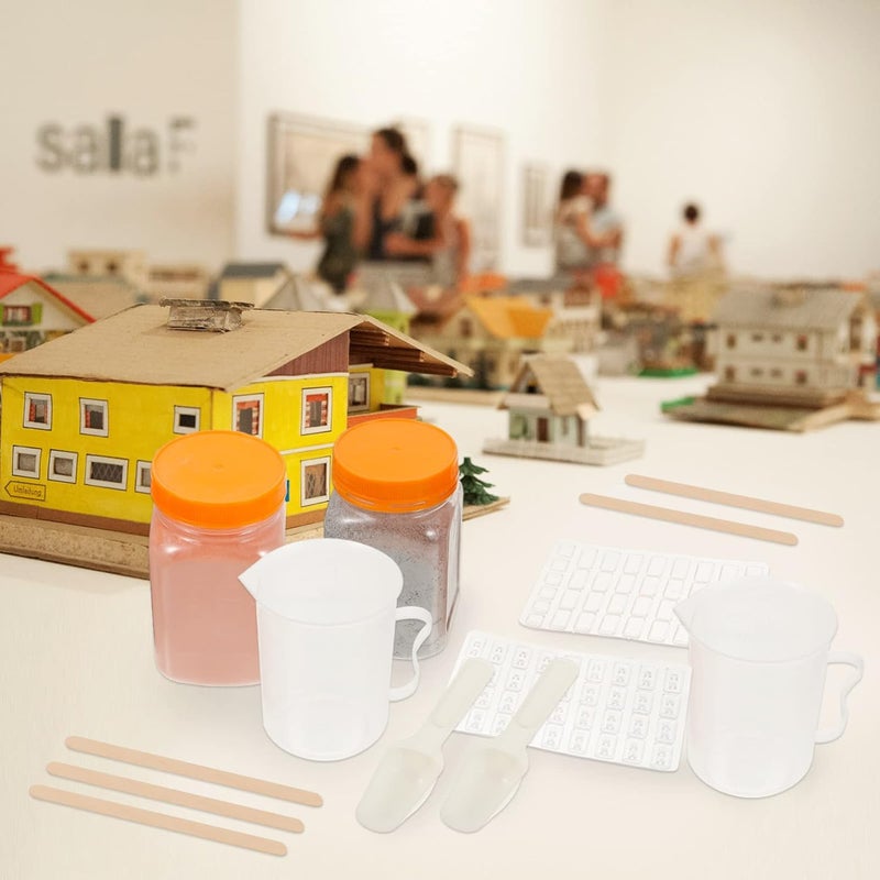 klarako Dollhouse Miniature Bricks Miniature Brick Making Tool Kit Mini Bricks Model Micro Landscape Figurine Accessories DIY Dollhouse Brick Decorations - Image 5