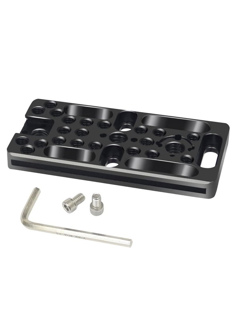 Y&D - Camera Expansion Plate, Multifunctional Cheese Board with Side Mounting Holes Switching Plate Easy for Railblocks, Dovetails and Short Rods - Image 1