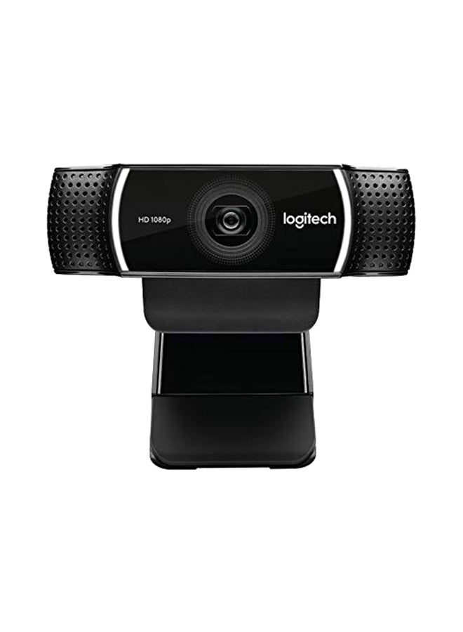 Logitech C922 1080P Pro Stream Webcam Black - Image 1