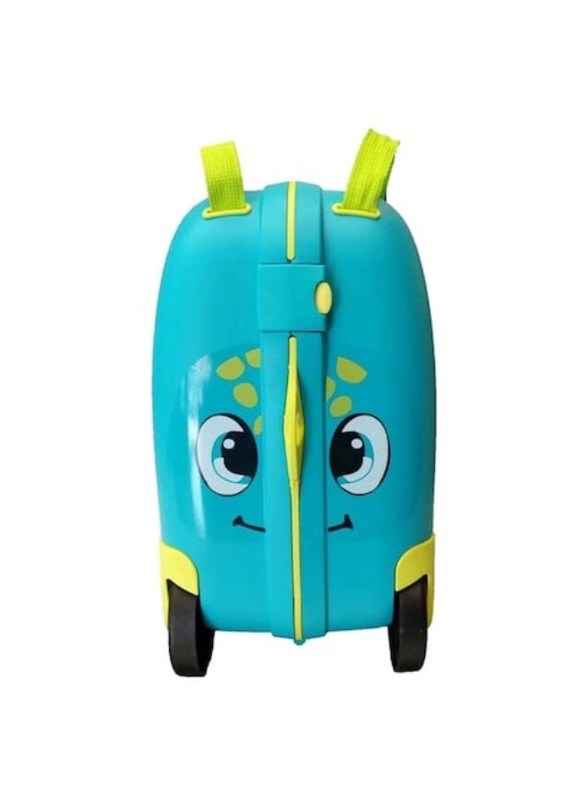 AMERICAN TOURISTER SC Skittlenxt Suitcase Cabin Size, Hard Top, Polypropylene, Turquoise|28L Capacity|2 Side Locks / 2-Wheel Roller|Design for Playful Style - 3 Years Global Warranty - Image 2