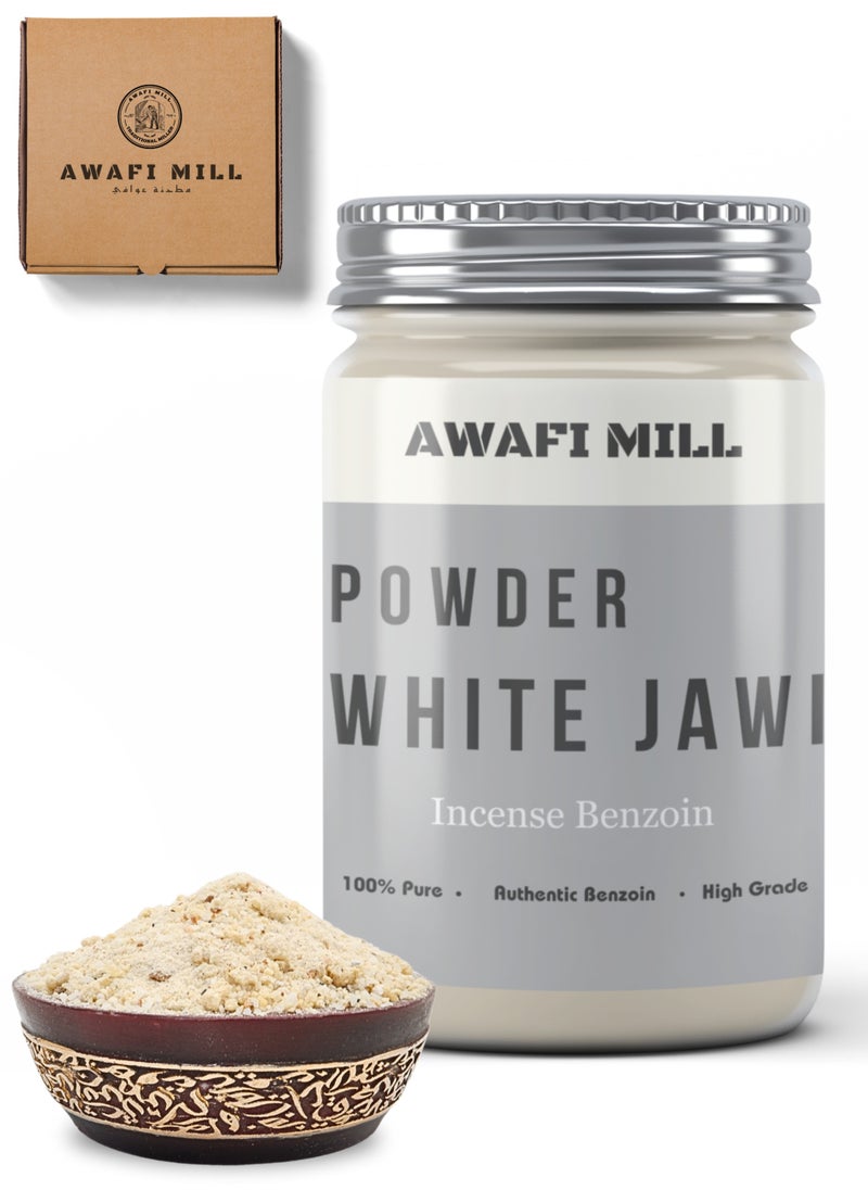 Awafi Mill White Jawi Incense Powder | Natural Aromatic Blend | Awafi Mill | Positive Energy | Prosperity Abundance  - Image 1