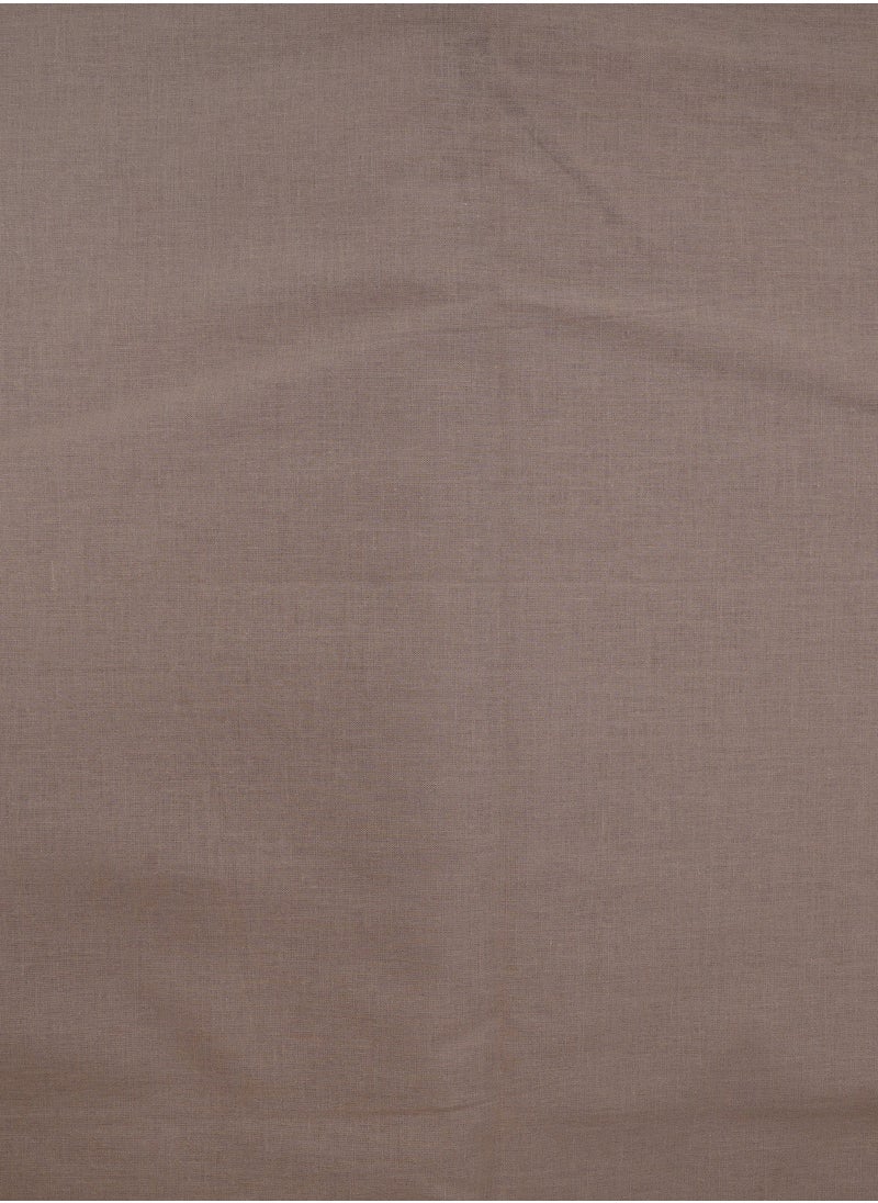 Home-Tex Design 3 Piece Hometex Design 100% Cotton King Size Printed Flat Sheet Set BEIGE SABLE - 1 Flat Sheet (240x260 cm) + 2 Pillow Covers (50x80 cm)  - Image 3
