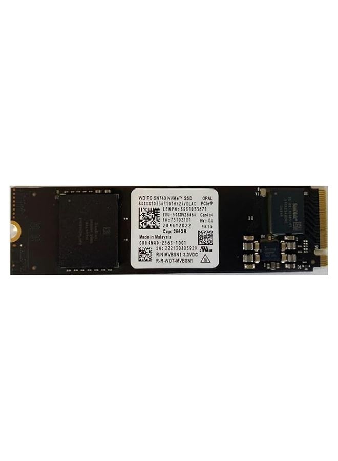دبليو دي محرك أقراص الحالة الصلبة الداخلي PCIe NVMe M.2 2280 SSD سعة 256 جيجابايت SDBPNPZ-256G-1006A حزمة OEM - Image 3