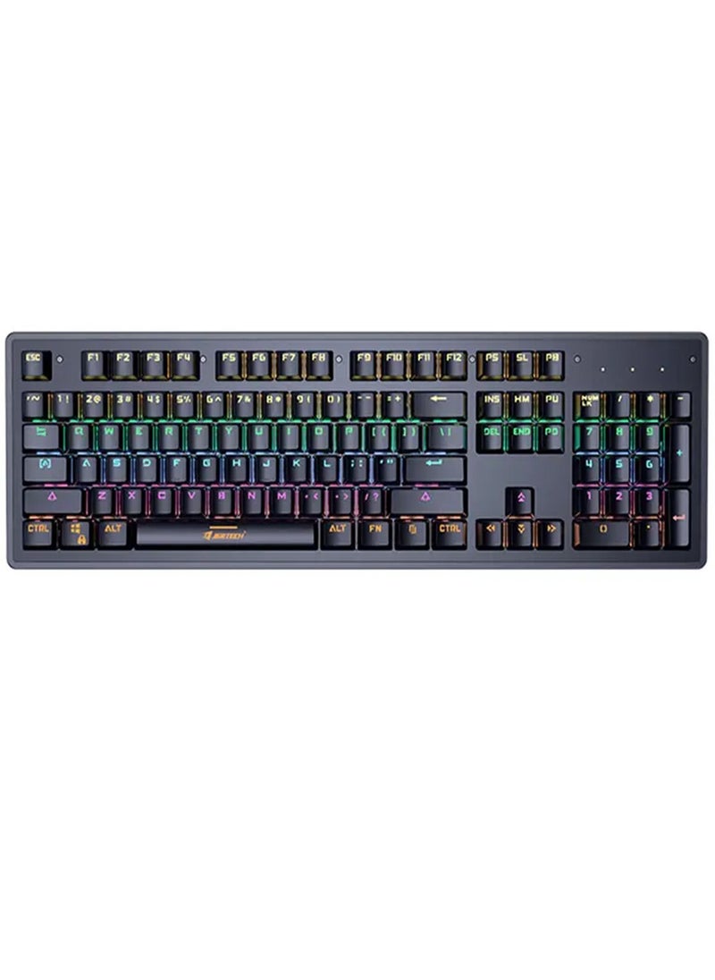 JERTECH - Mechanical Gaming Keyboard RGB Backlight for Desktop ,104 Keys JK520 - Image 1