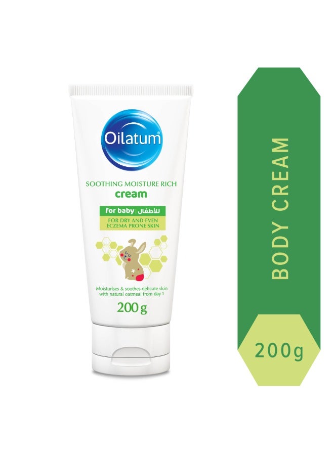 Oilatum Baby Soothing Mooisturise Rich Cream 200gm