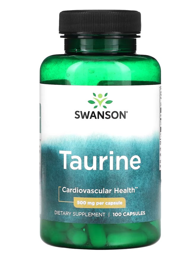 سوانسون التورين ، 500 ملجم ، 100 كبسولة