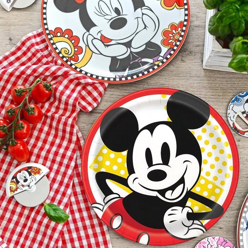 Unique Multicolor Disney Mickey Mouse Round Dinner Plates 9 8 Count  Bright and Fun Design Perfect for Disney Themed Parties - Image 4
